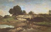 The Flood-Gate at Optevoz (mk05) Charles-Francois Daubigny